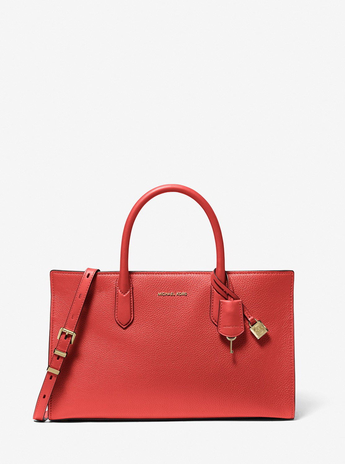 国内完売Michael Kors Scarlett ミディアム サッチェルバッグ SCARLETT(スカーレット) レザー サッチェル ミディアム