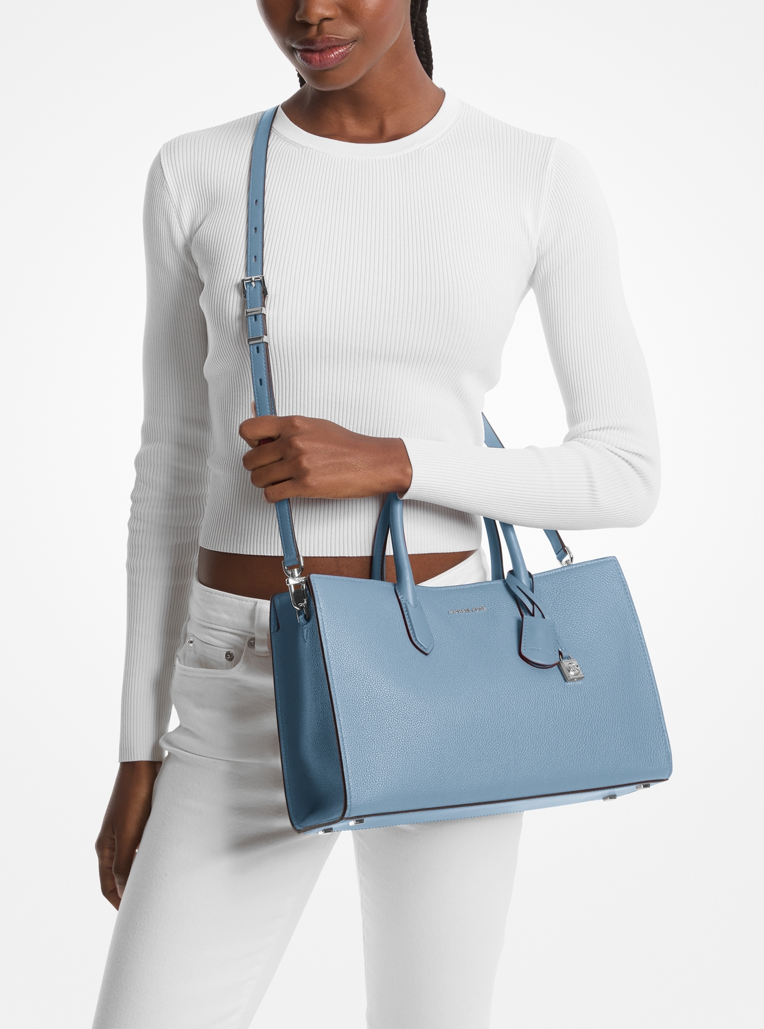 即発【Michael Kors】 SCARLETT レザー サッチェル ミディアム SCARLETT(スカーレット) レザー サッチェル ミディアム