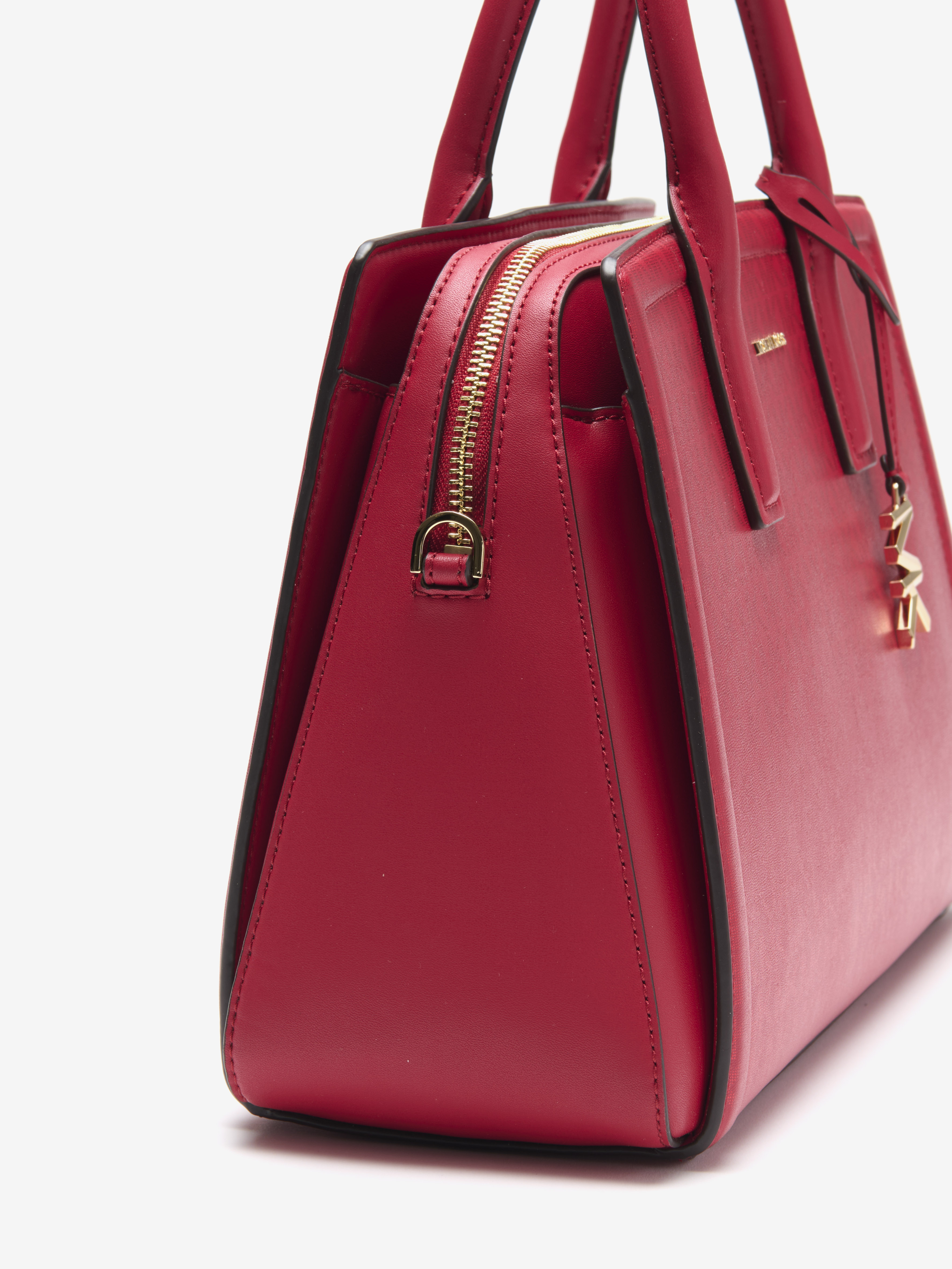 公式アウトレット】LAILA ロゴエンボス バーニッシュレザー サッチェル