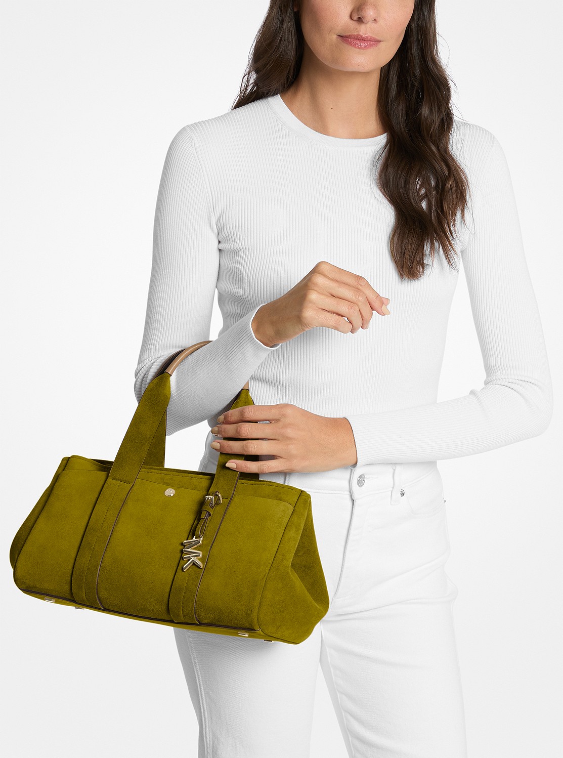 公式アウトレット】ROMEE スエード サッチェル スモール