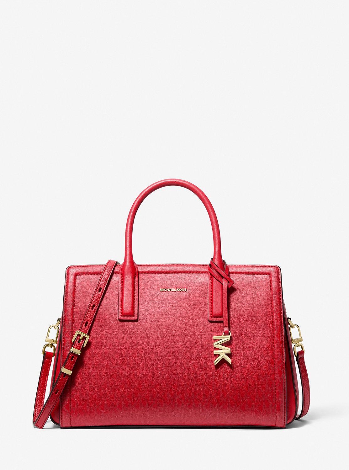 公式アウトレット】LAILA メタリック サッチェル ミディアム - MK