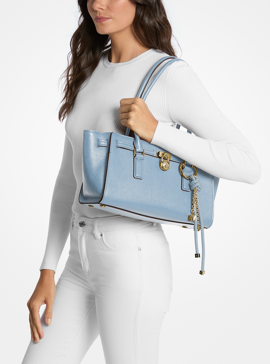 HAMILTON MODERNE(ハミルトン・モダン) ショルダー トート ウィズ チャーム スモール|マイケル・コース(MICHAEL KORS)公式オンラインアウトレットストア 4