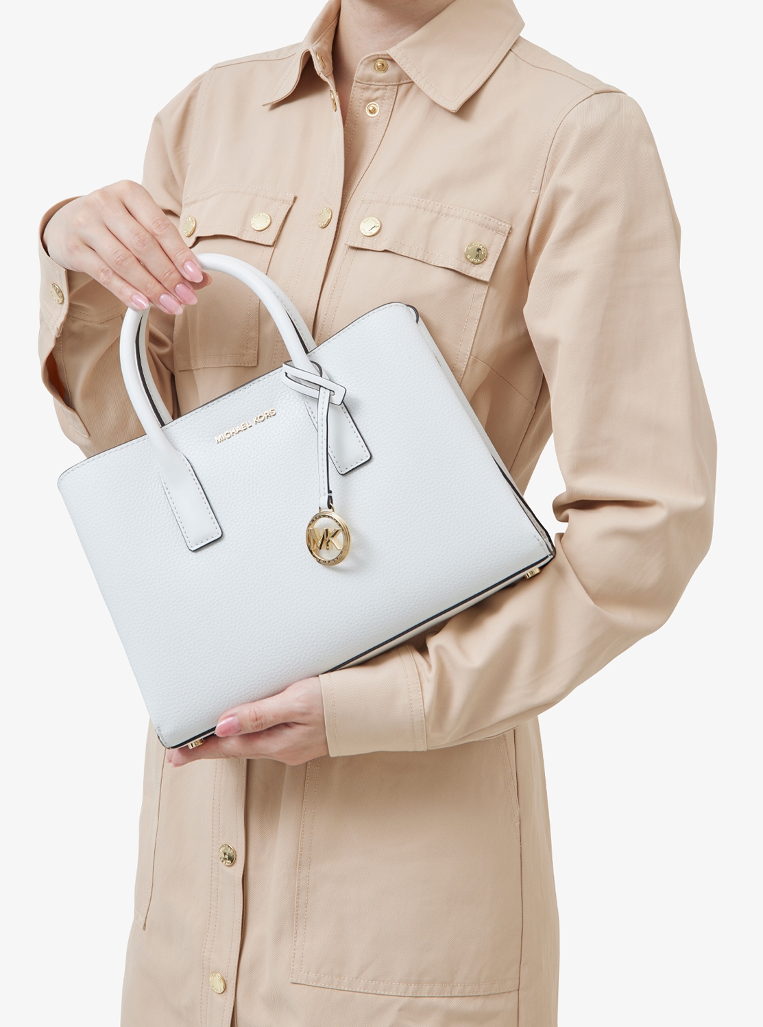 RUTHIE ペブルレザー サッチェル スモール