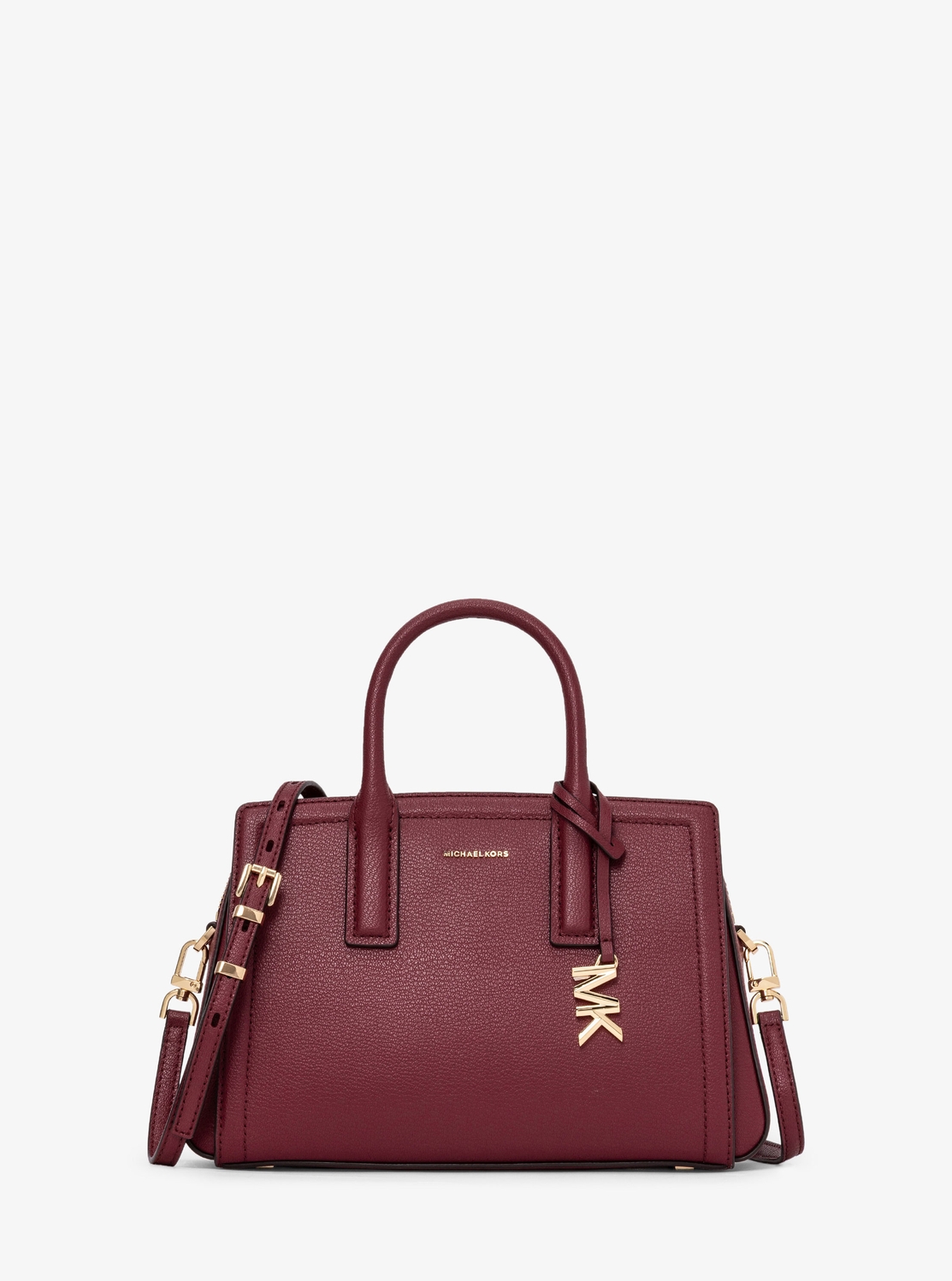 LAILA ぺブルレザー サッチェル スモール