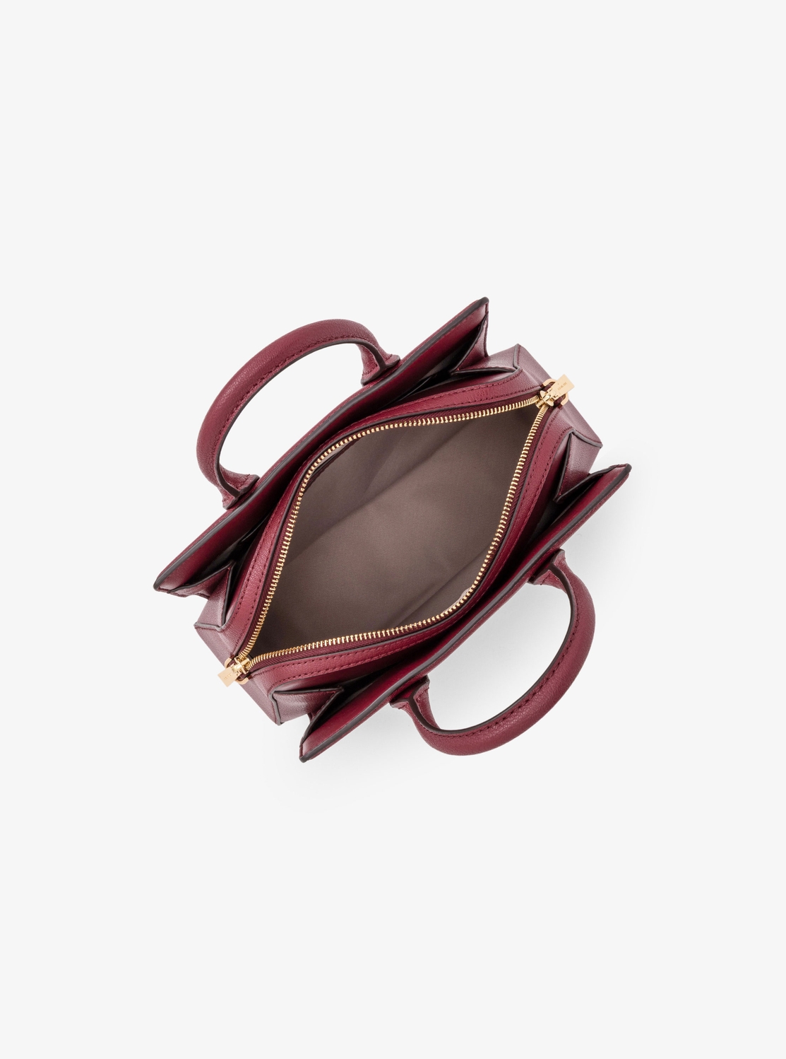 LAILA ぺブルレザー サッチェル スモール