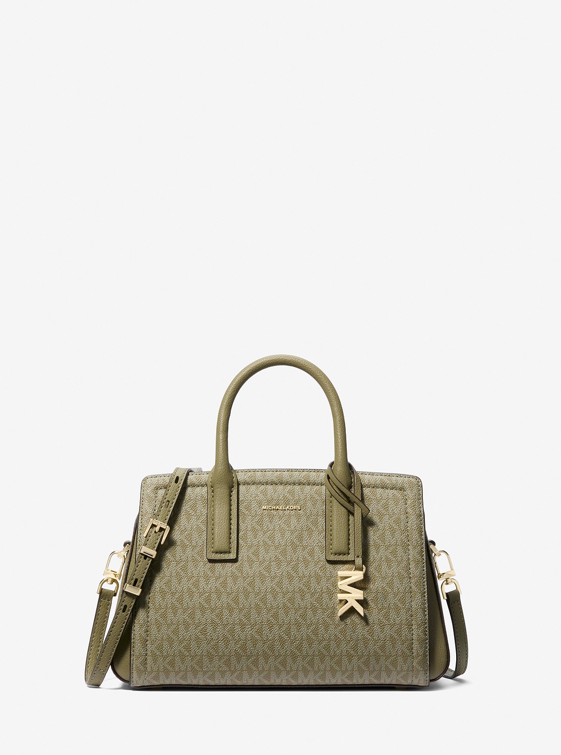 国内直営【MICHAEL KORS】すぐ届く LAILA サッチェル スモール 公式アウトレット】LAILA サッチェル スモール - MKシグネチャー