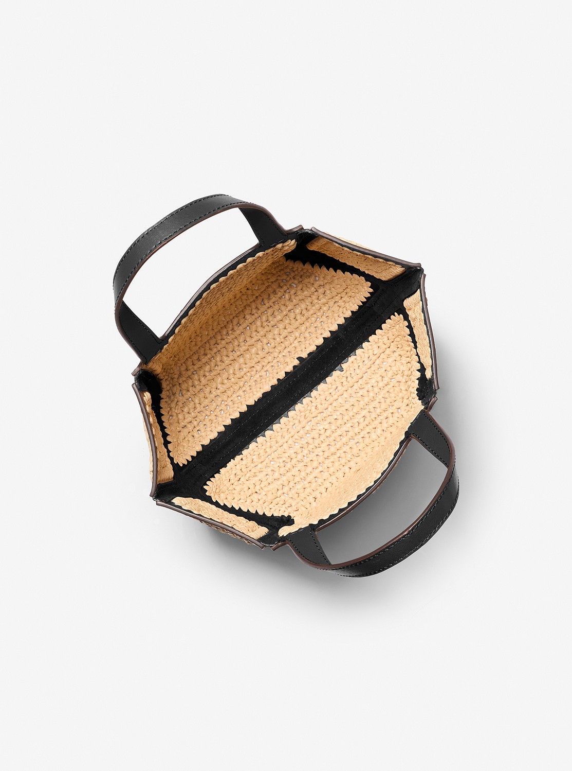 JORDI ハンドクロシェ & レザー トート スモール