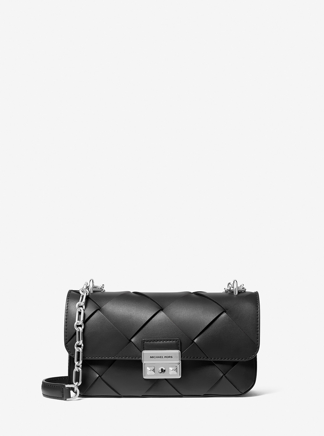 【MICHAEL KORS】TRIBECA ウーヴン レザー ショルダー スモール 公式アウトレット】TRIBECA キルテッドレザー ショルダー