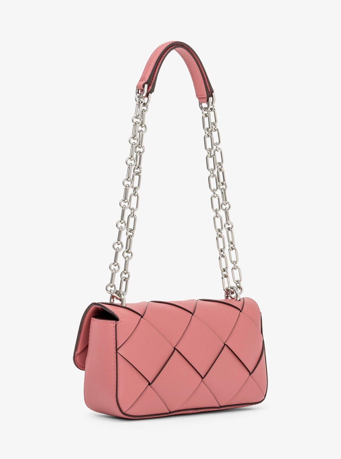 国内買付★Michael Kors★TRIBECAウーヴン ショルダー スモール 公式アウトレット】TRIBECA ウーヴン レザー ショルダー