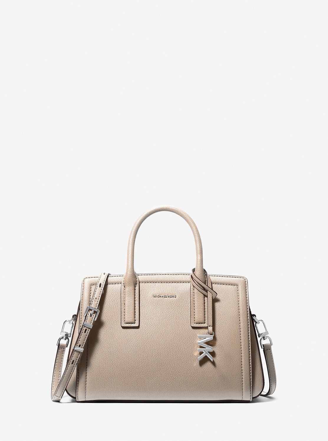 モサ 公式アウトレット】LAILA ロゴエンボス バーニッシュレザー サッチェル