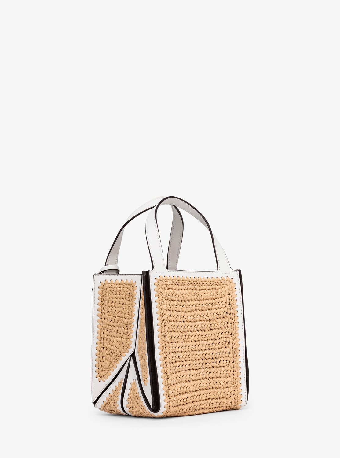 即日発送★Michael Kors★JORDI ハンドクロシェ ストロー レザー MICHAEL KORS トートバッグ JORDI ハンドクロシェ ストロー