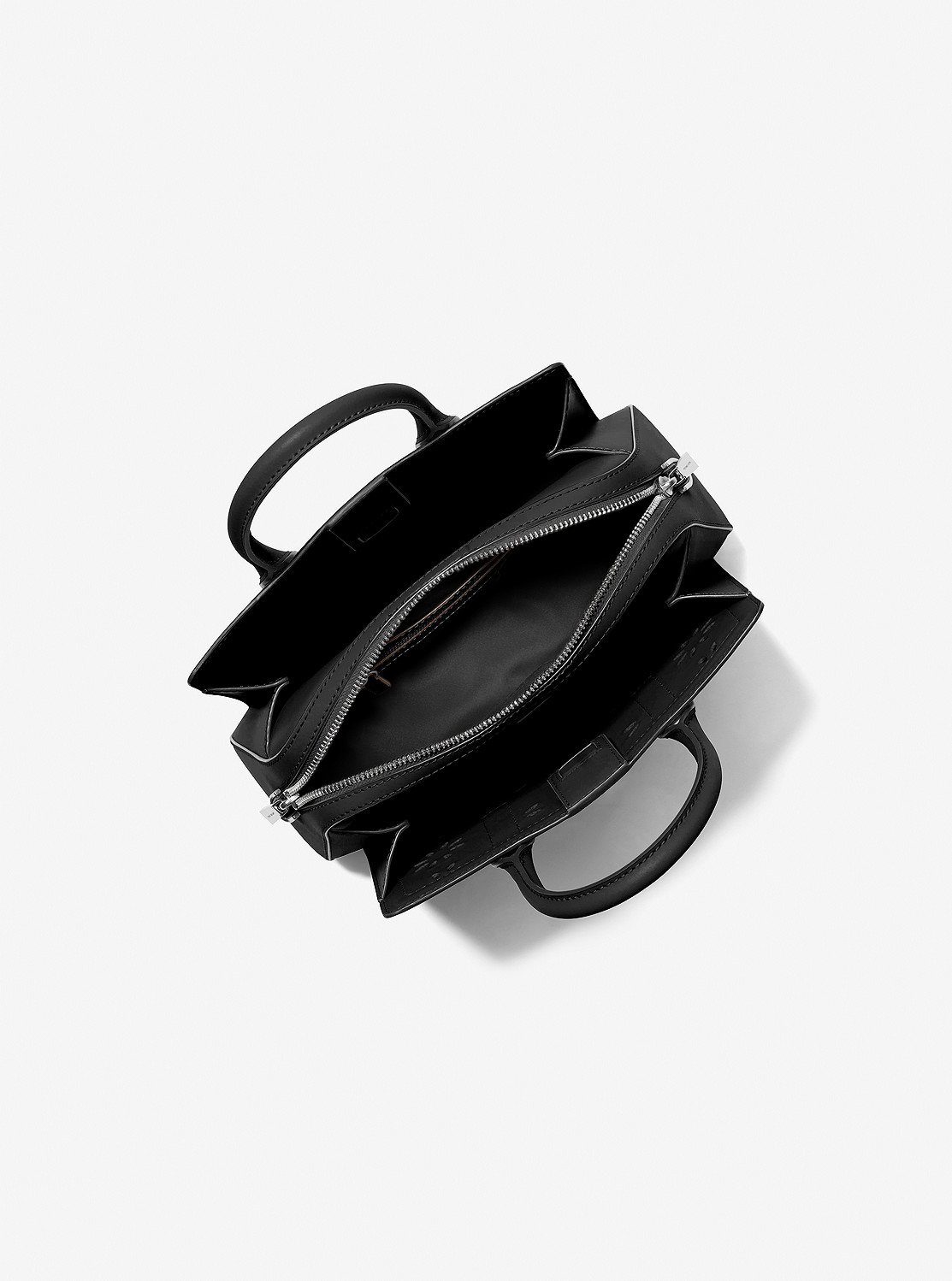 LAILA エンブリッシュ レーザーカットレザー サッチェル スモール