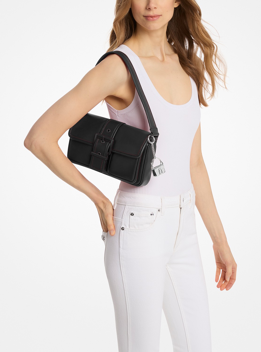 公式アウトレット】COLBY レザー ショルダー ミディアム - ショルダー