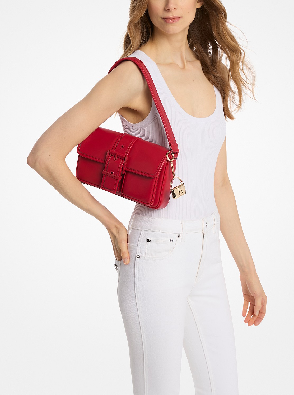 COLBY レザー ショルダー ミディアム