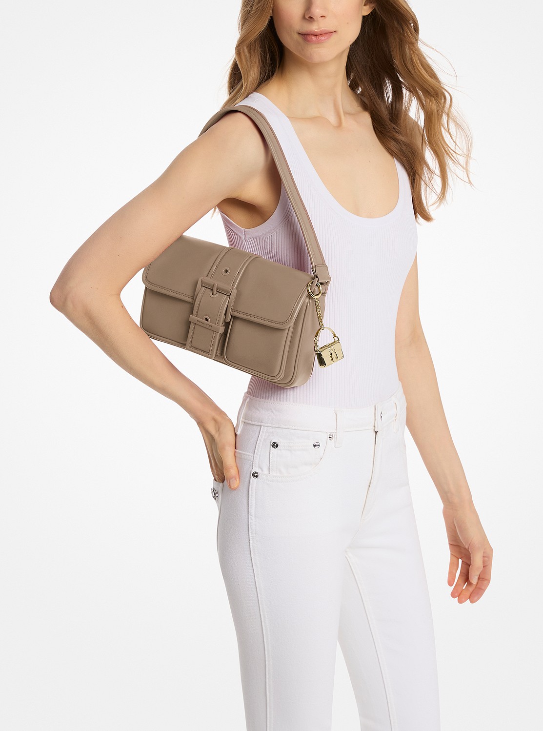 COLBY レザー ショルダー ミディアム