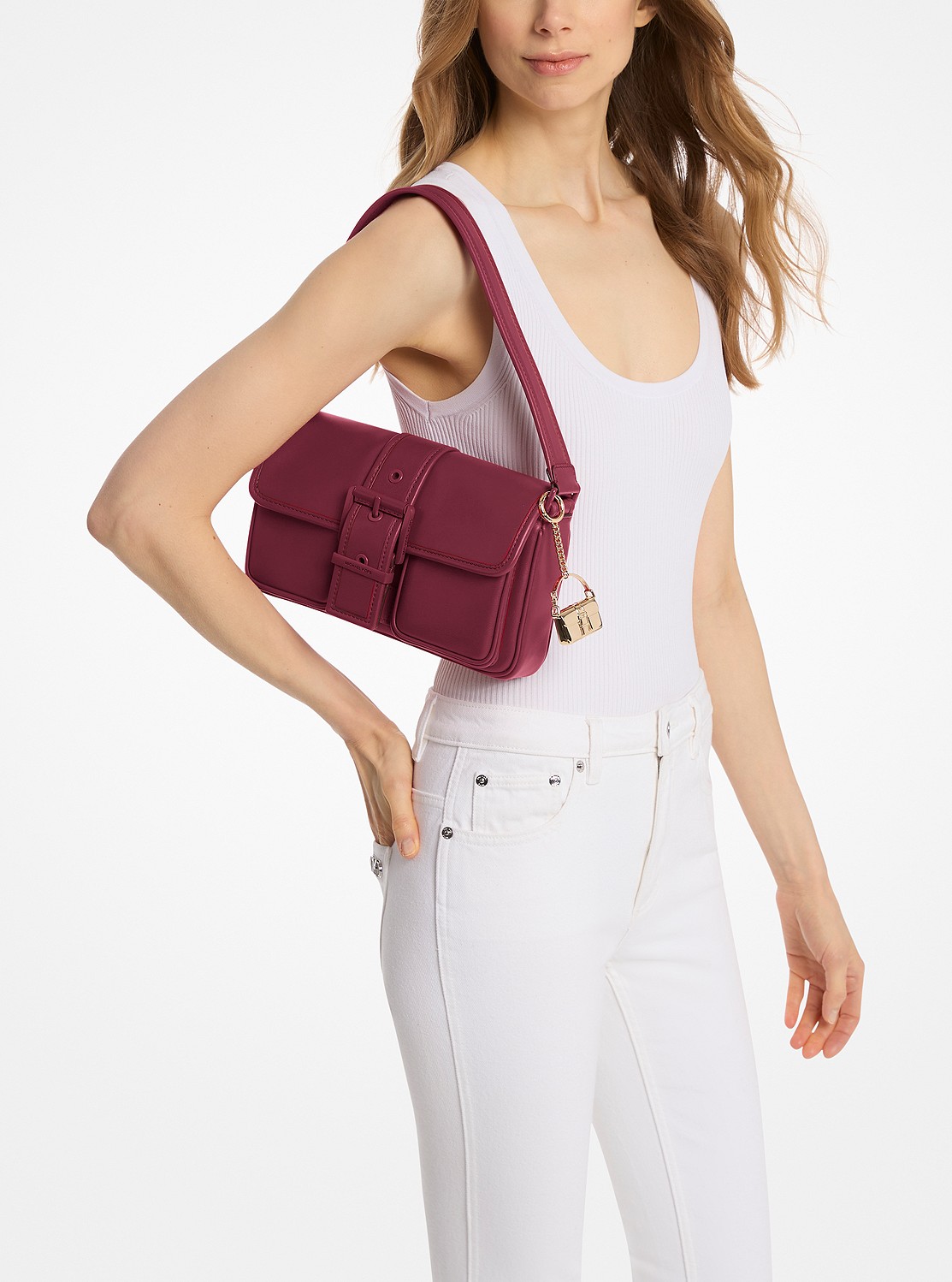 COLBY レザー ショルダー ミディアム