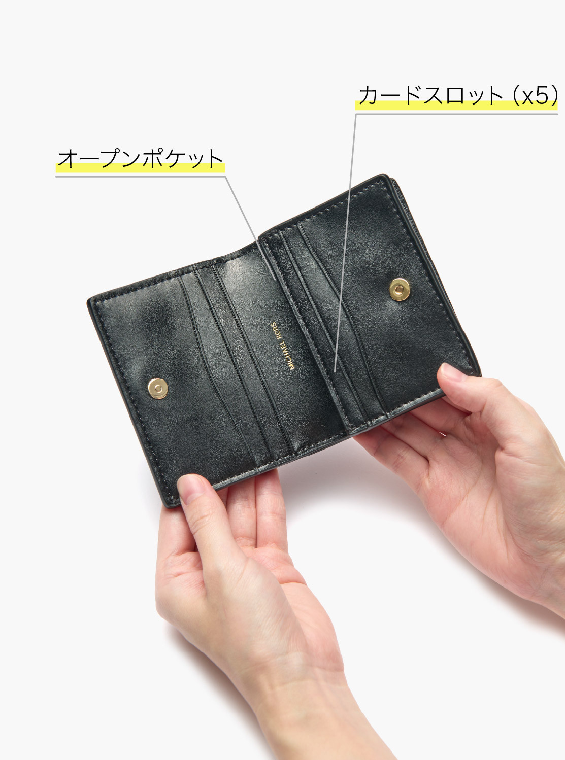 HAMILTON MODERNE レザー ウォレット スモール