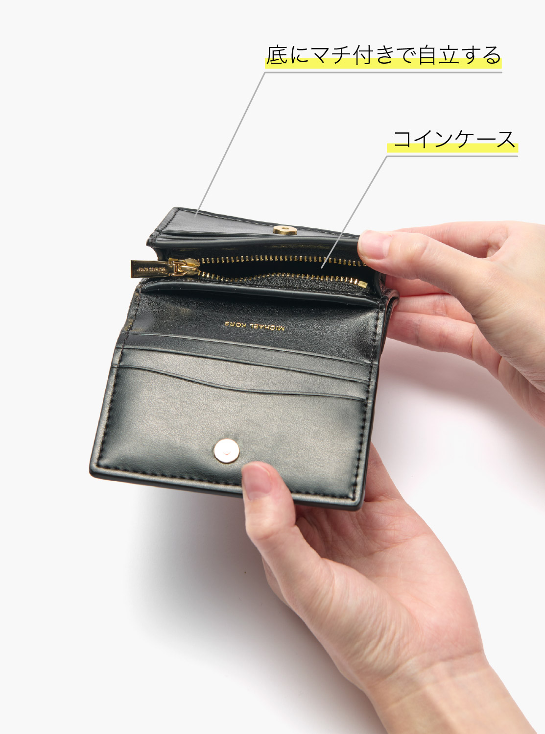 HAMILTON MODERNE レザー ウォレット スモール