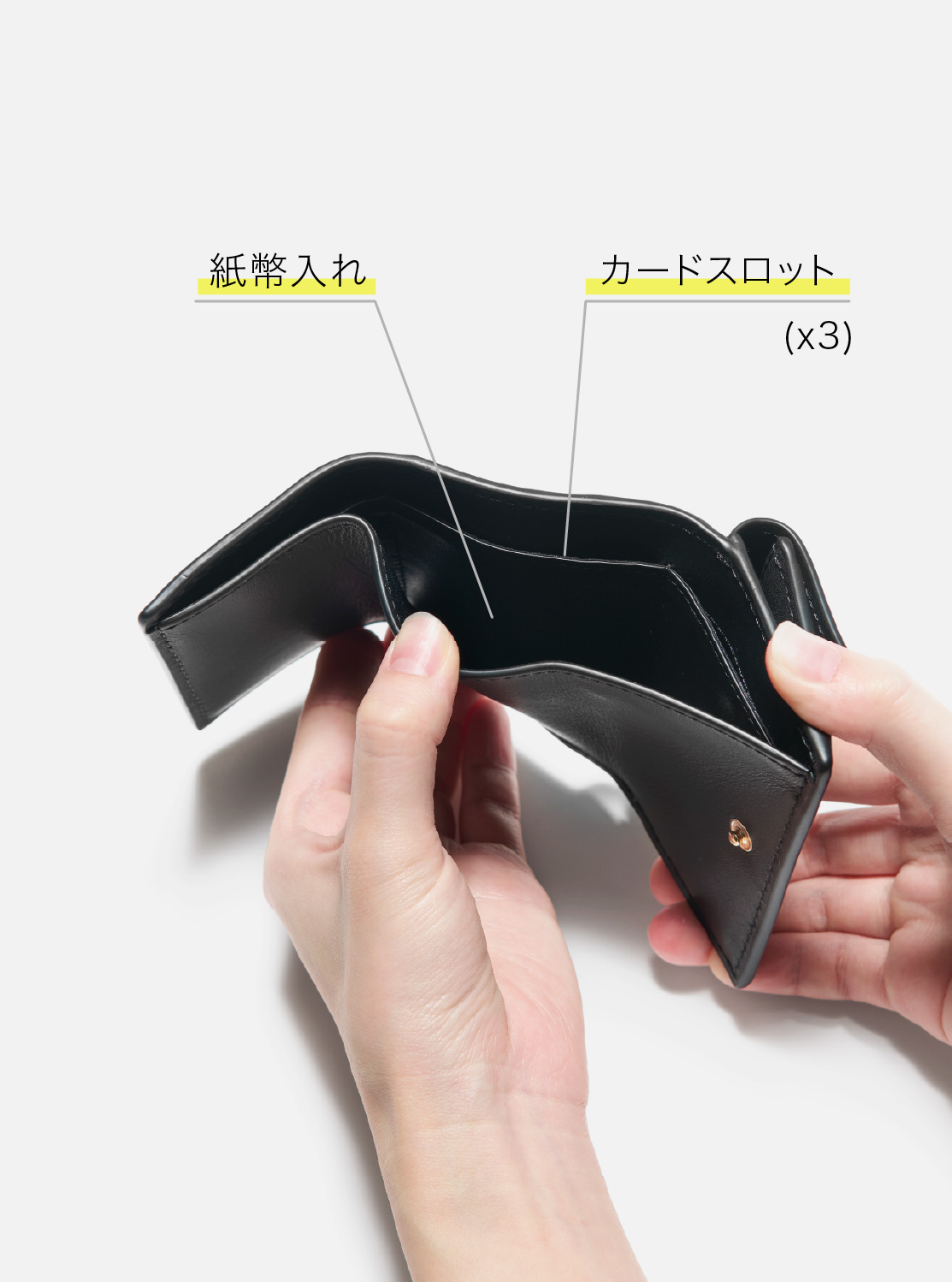 公式アウトレット】MK FACET トライフォールド フラップ ウォレット