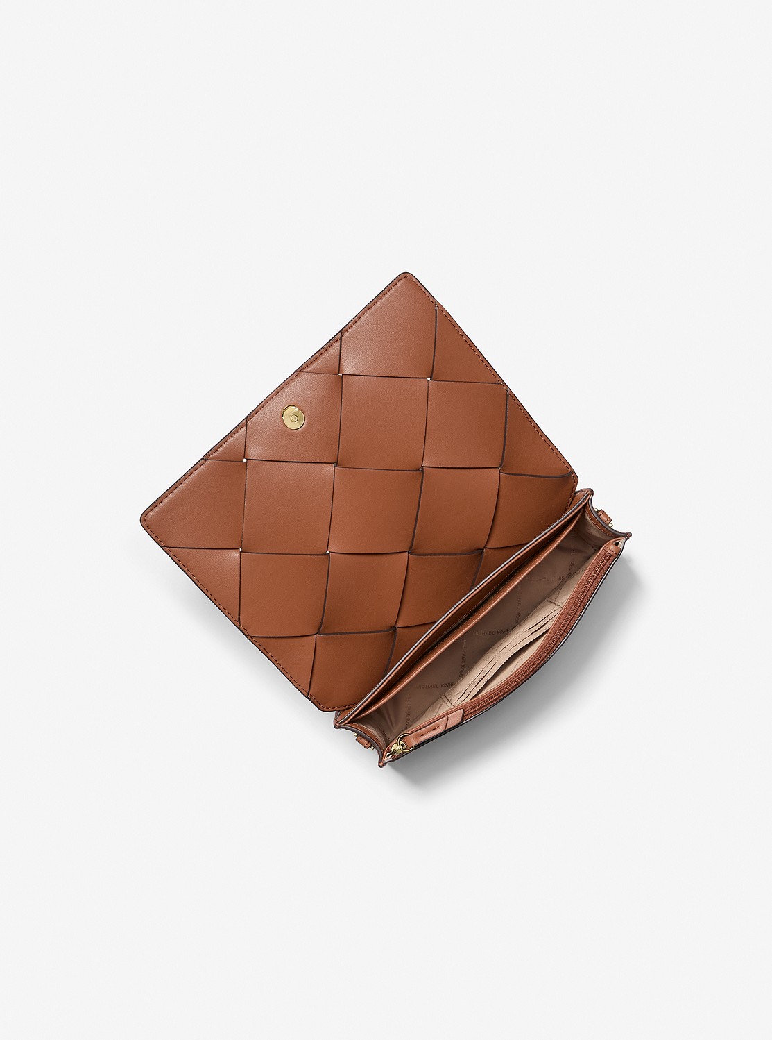 JET SET ウーヴン レザー フラップ チェーン クロスボディ ミディアム