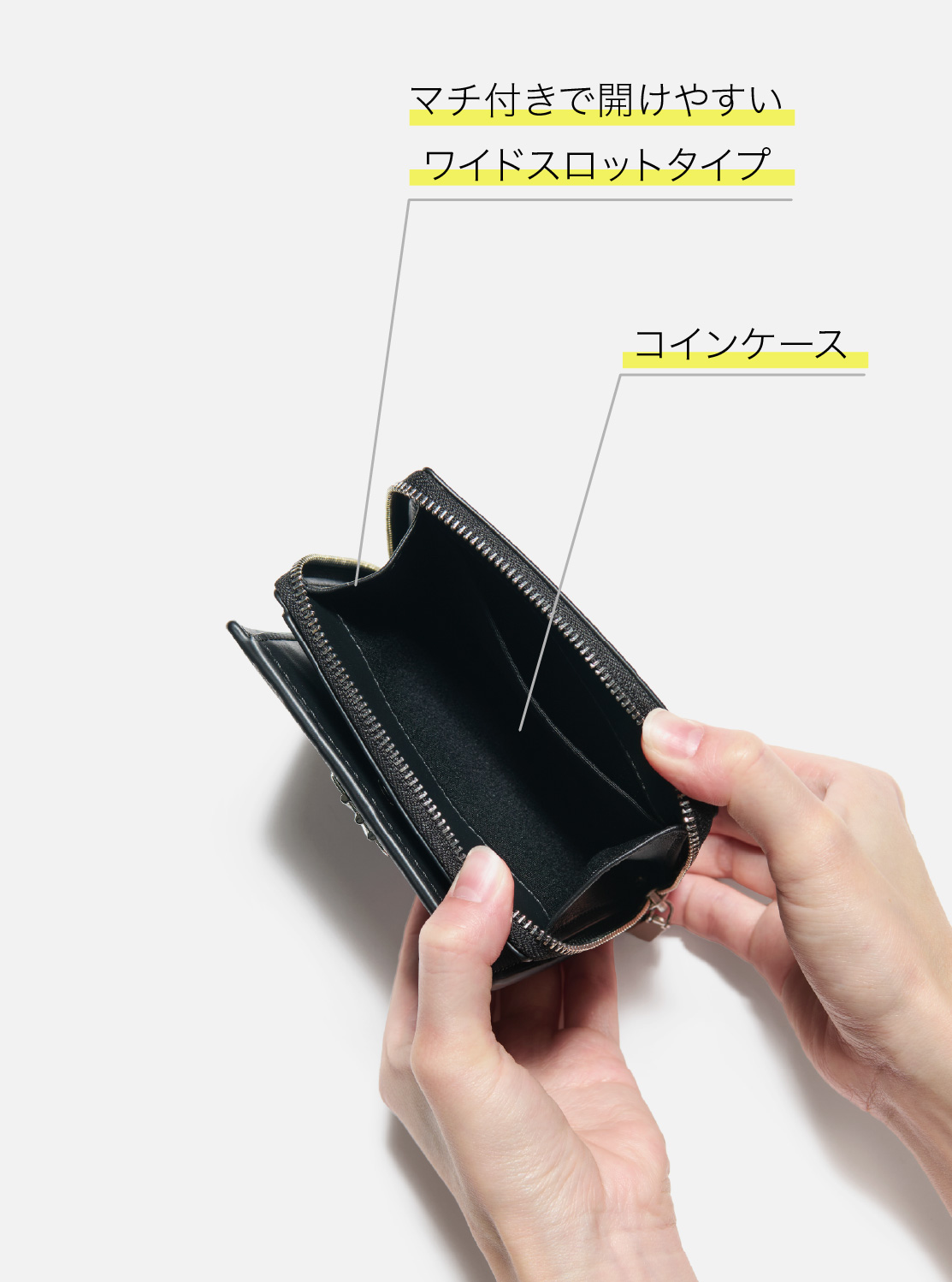 EMPIRE バイフォールド ジップ ウォレット スモール