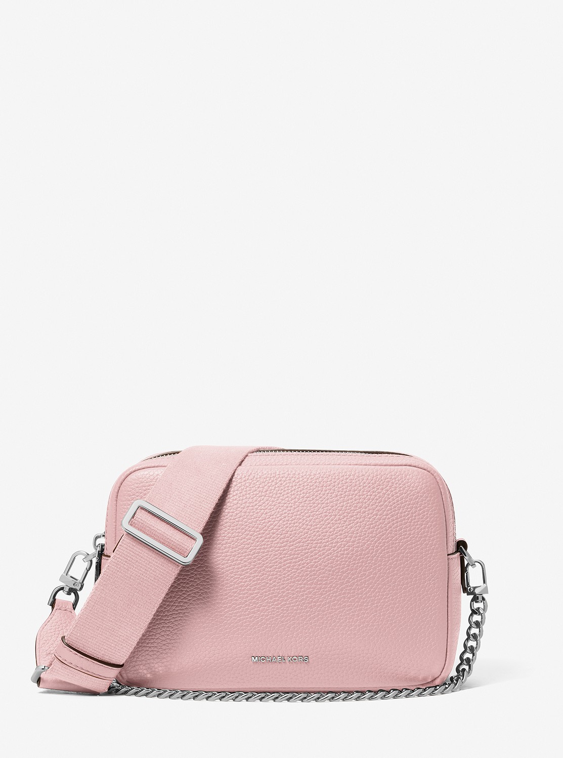 値下げ不可　MICHAEL KORS バッグ　ピンク ブルー　メッセンジャー Jet Set Signature Logo Messenger Bag in JUNGLE - Sale | Michael