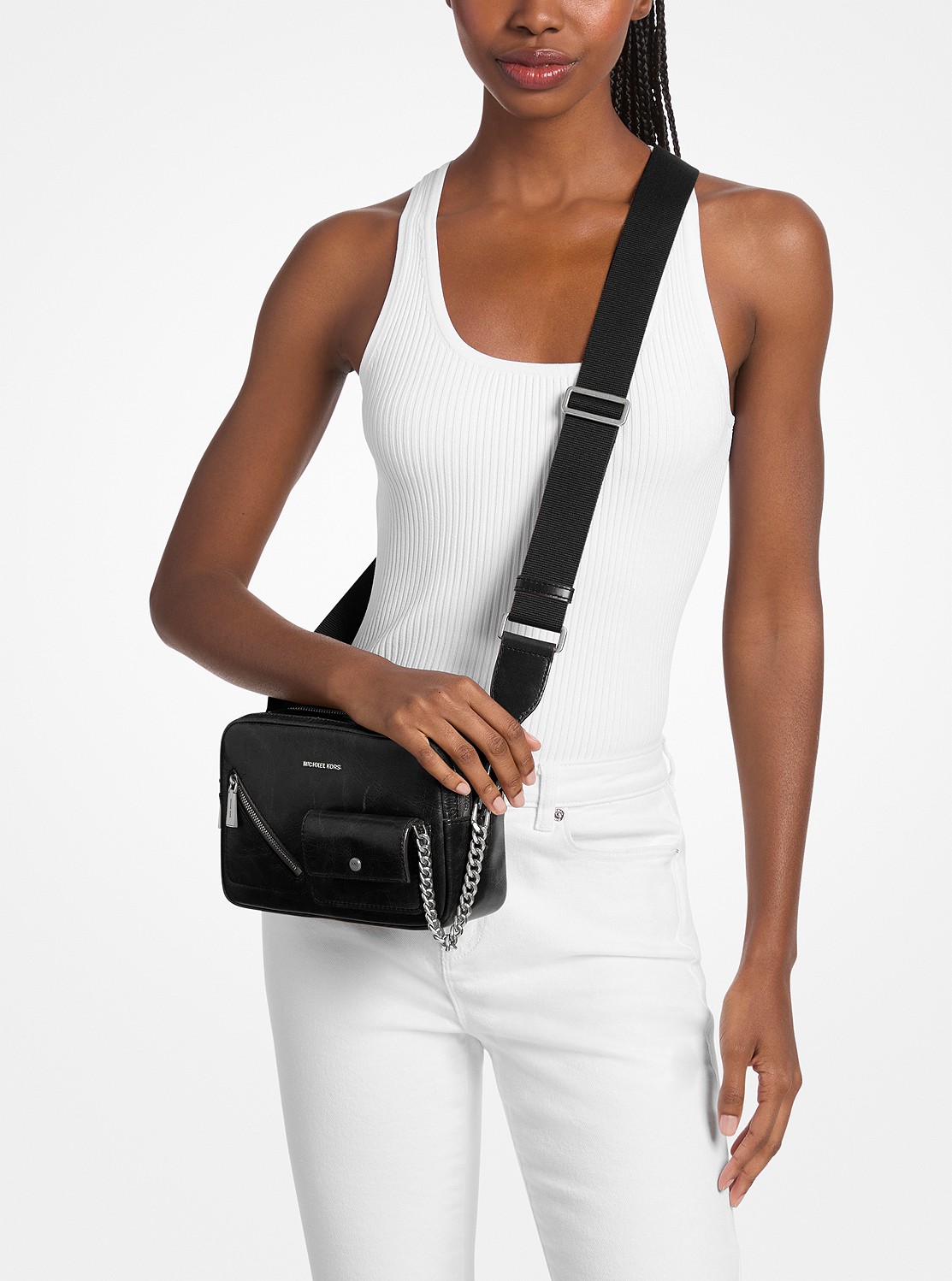 MICHAEL KORS マイケルコース BRYANT ボディバック 公式アウトレット】BRYANT ペブルレザー カメラ クロスボディ
