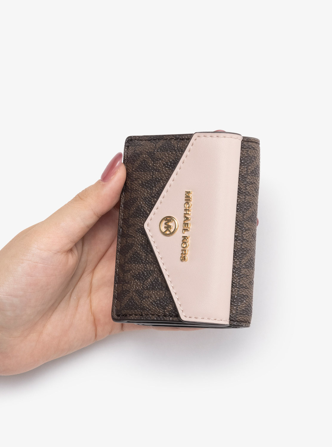 マイケルコース 三つ折り財布 シグネチャー 公式アウトレット】JET SET CHARM トライフォールド フラップ