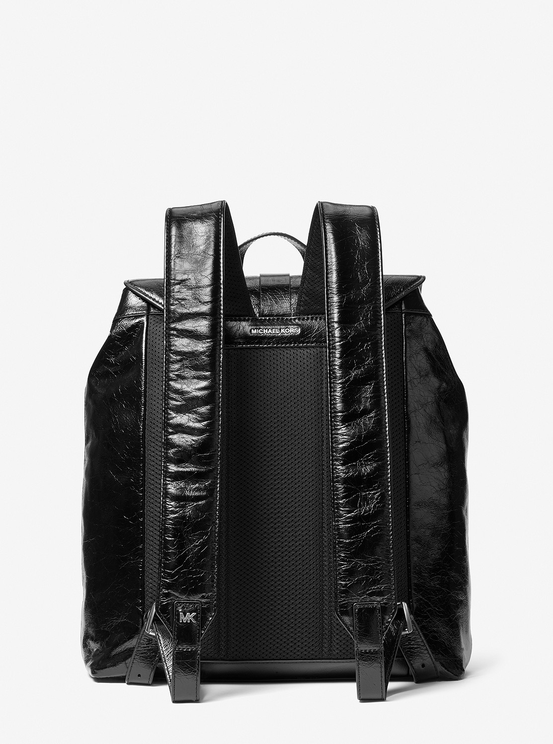 MICHAEL KORS マイケルコース ブラック レザーバックパック 公式アウトレット】DARRINGTON クラッシュ レザー バックパック