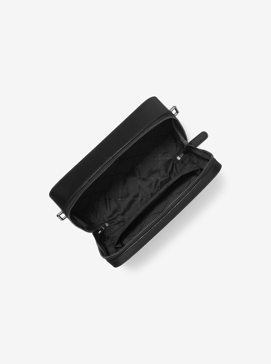 KITH ブラック ショルダーバッグ　クロスボディバッグ　モノグラム　エンボス KITH ブラック ショルダーバッグ クロスボディバッグ モノグラム
