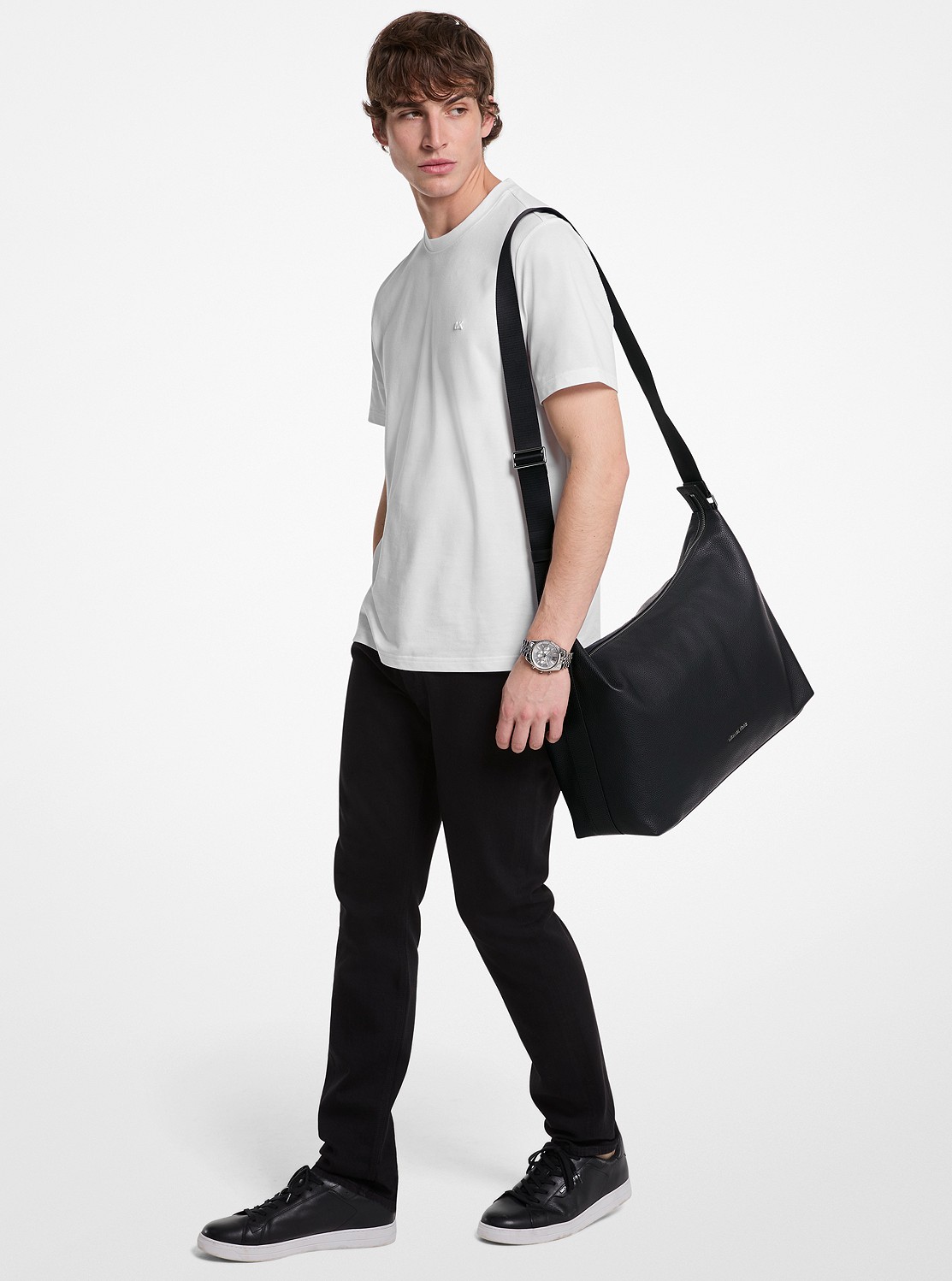 MICHEAL KORS マイケルコース ショルダーバッグ ホーボーバッグ 公式アウトレット】HUDSON ぺブルレザー ホーボー バッグ
