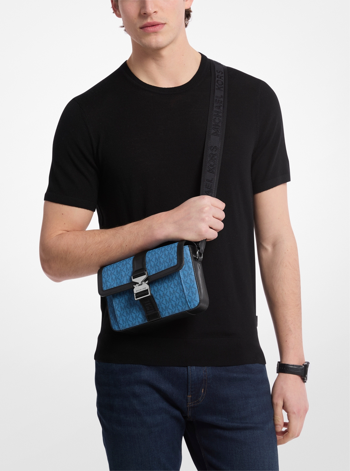 公式アウトレット】HUDSON クロスボディ - MKシグネチャー