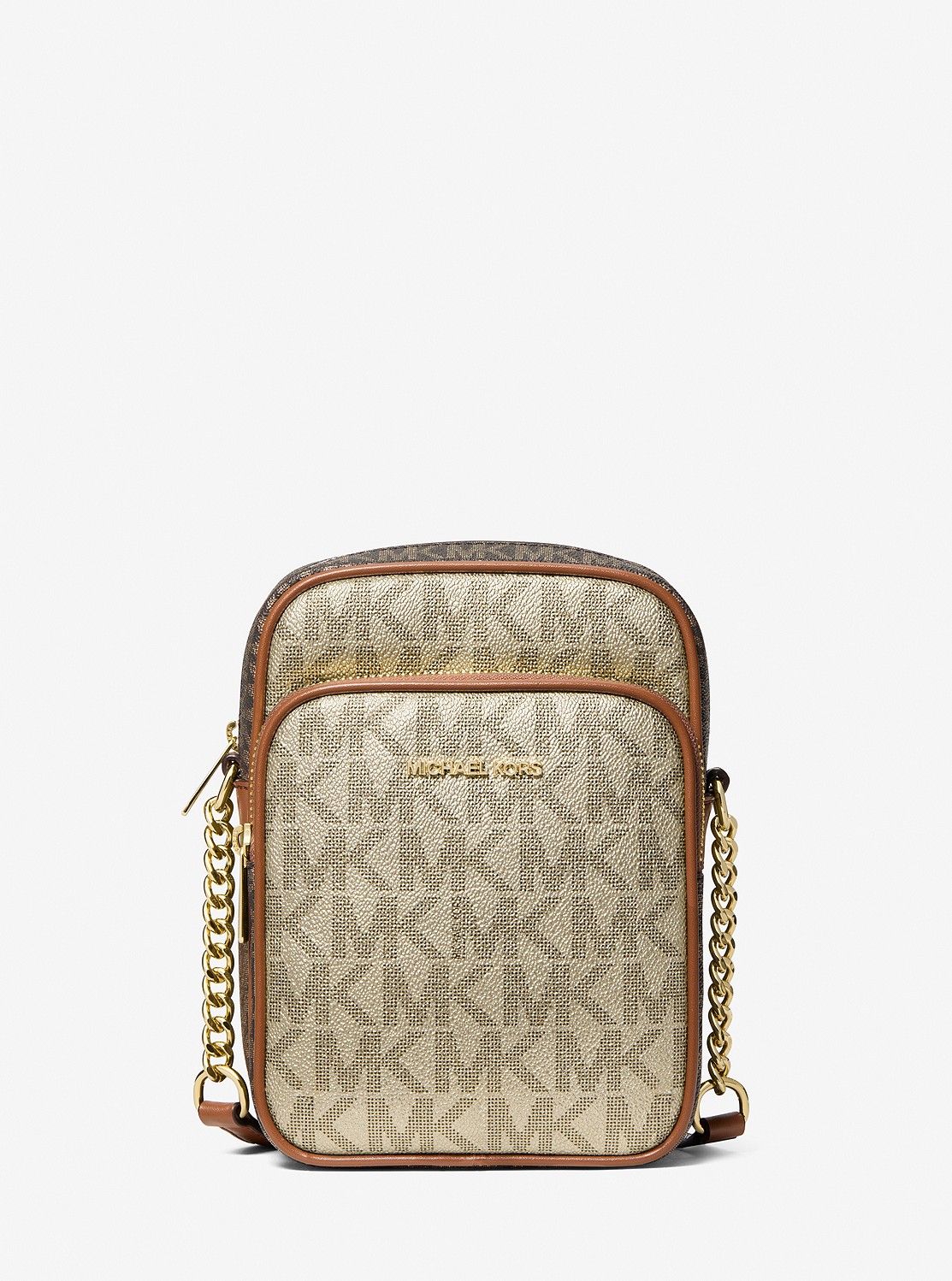 JET SET TRAVEL NS チェーン クロスボディ ミディアム - MKシグネチャー