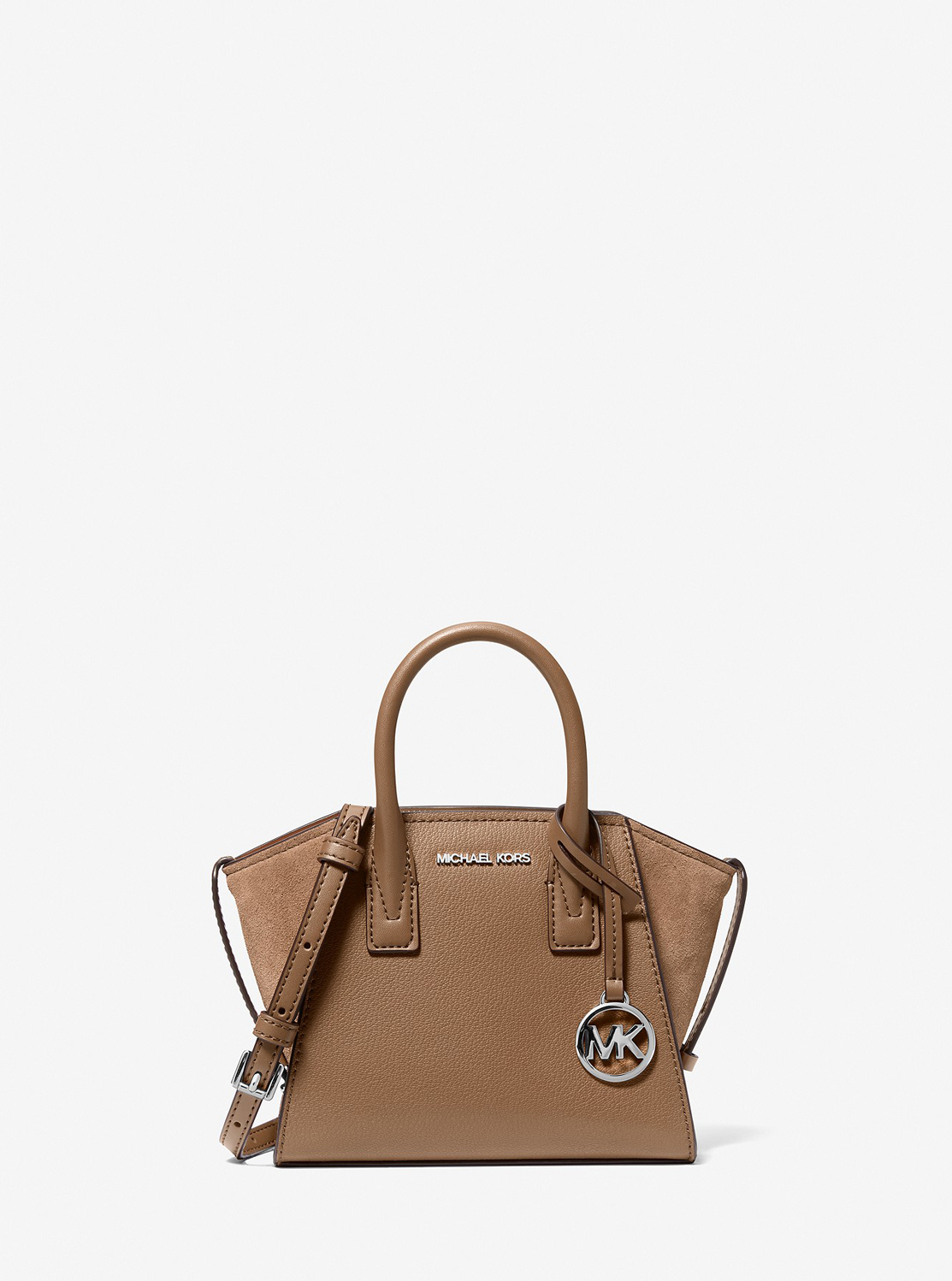 マイケル 公式アウトレット】AVRIL レザー スエード サッチェル クロスボディ