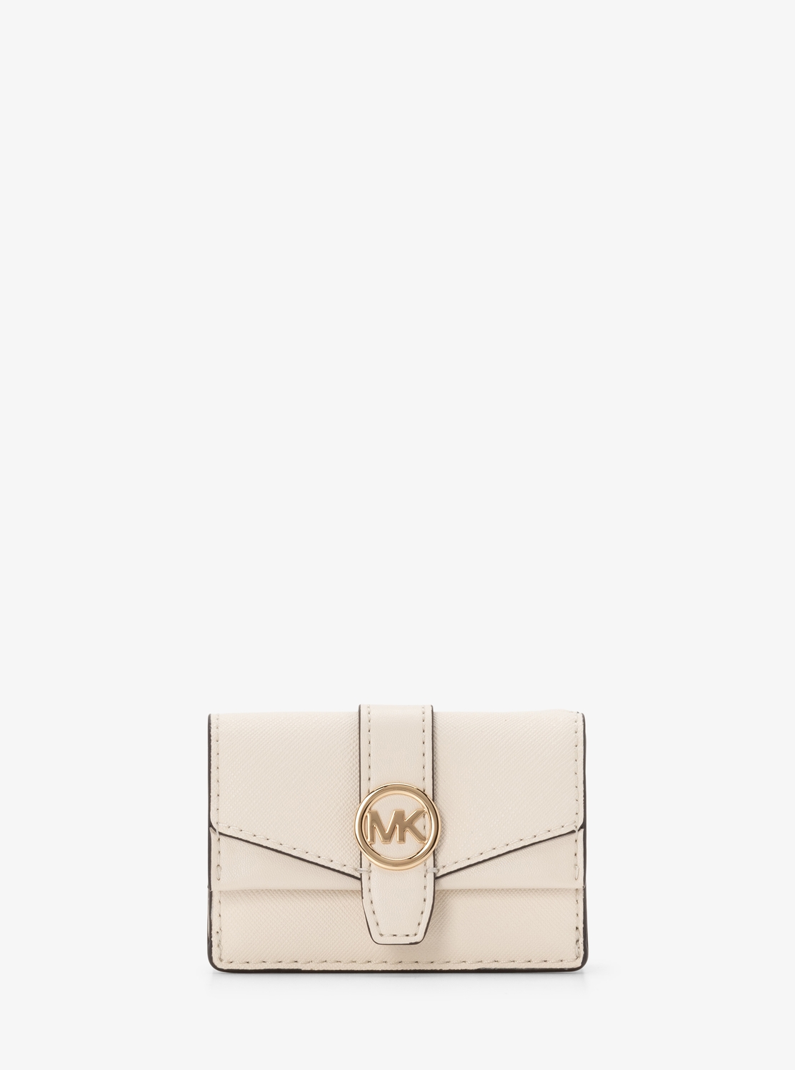 即納!!【MICHAEL KORS】GREENWICH トライフォールド 折り財布 公式アウトレット】GREENWICH フラップ トライフォールド