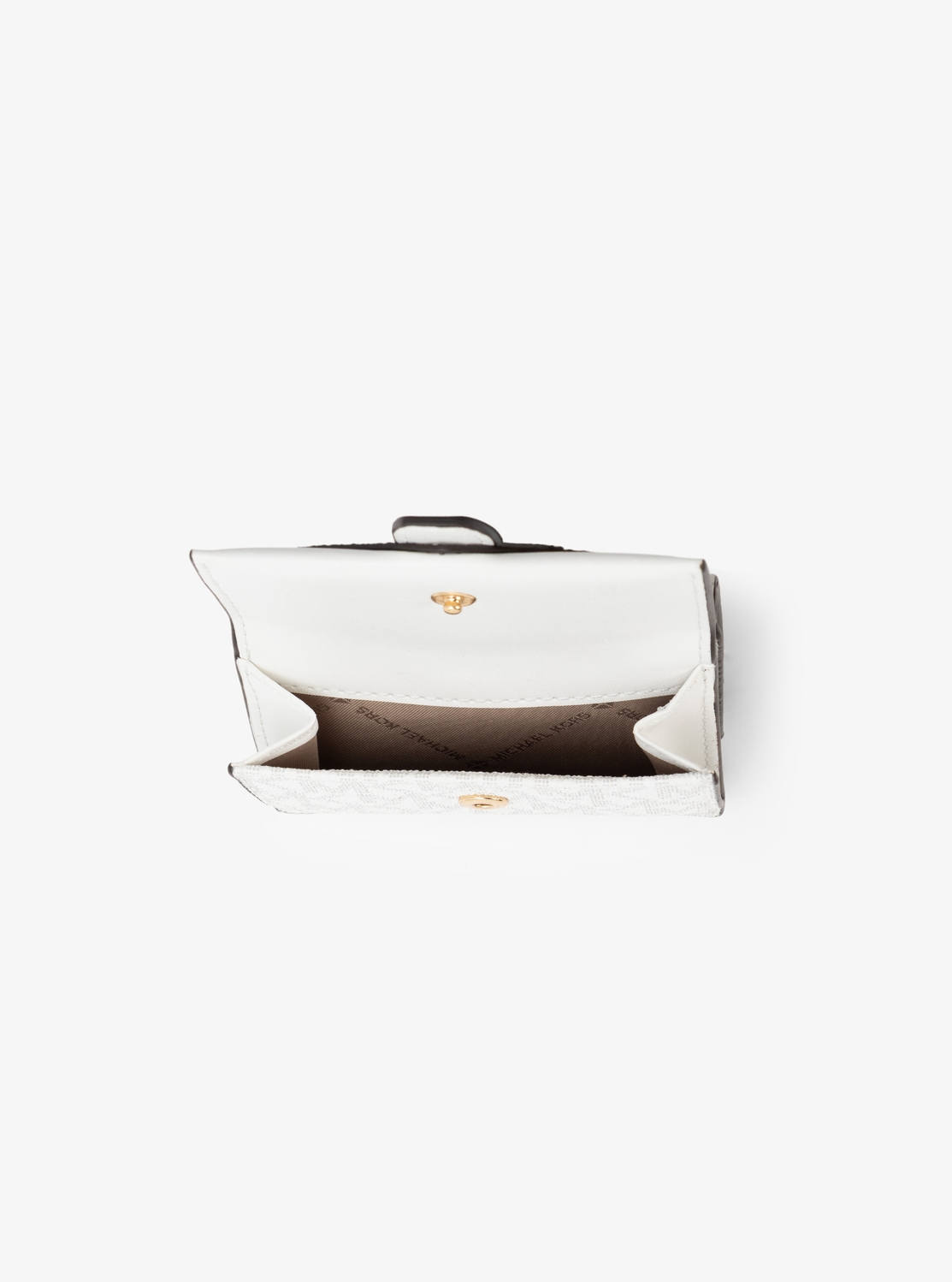 即納!!【MICHAEL KORS】GREENWICH トライフォールド 折り財布 公式アウトレット】GREENWICH フラップ トライフォールド