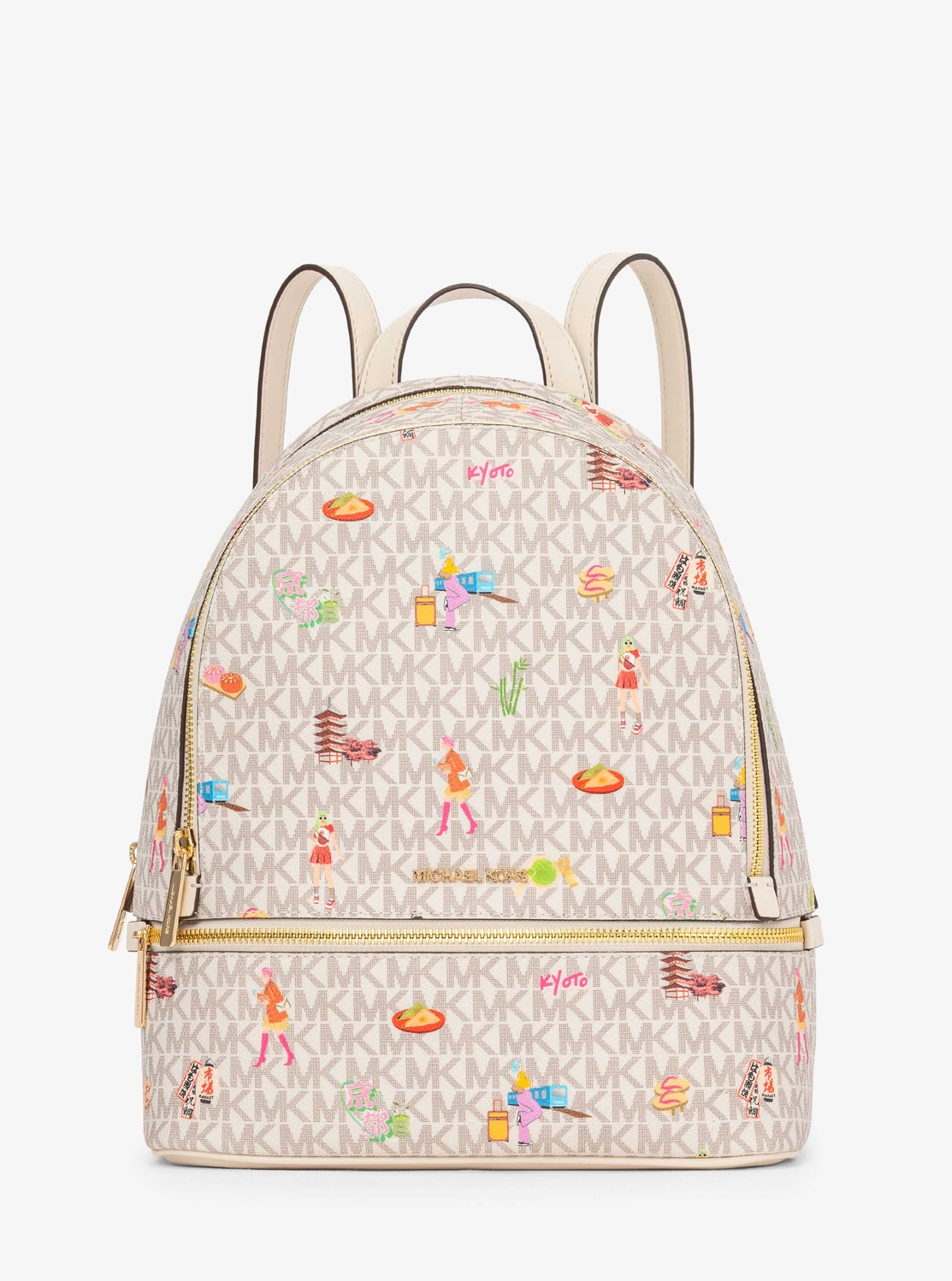 極美品 マイケルコース ミニバックパック リアジップ MK シグネチャー XS 極美品 マイケルコース ミニバックパック リアジップ MK