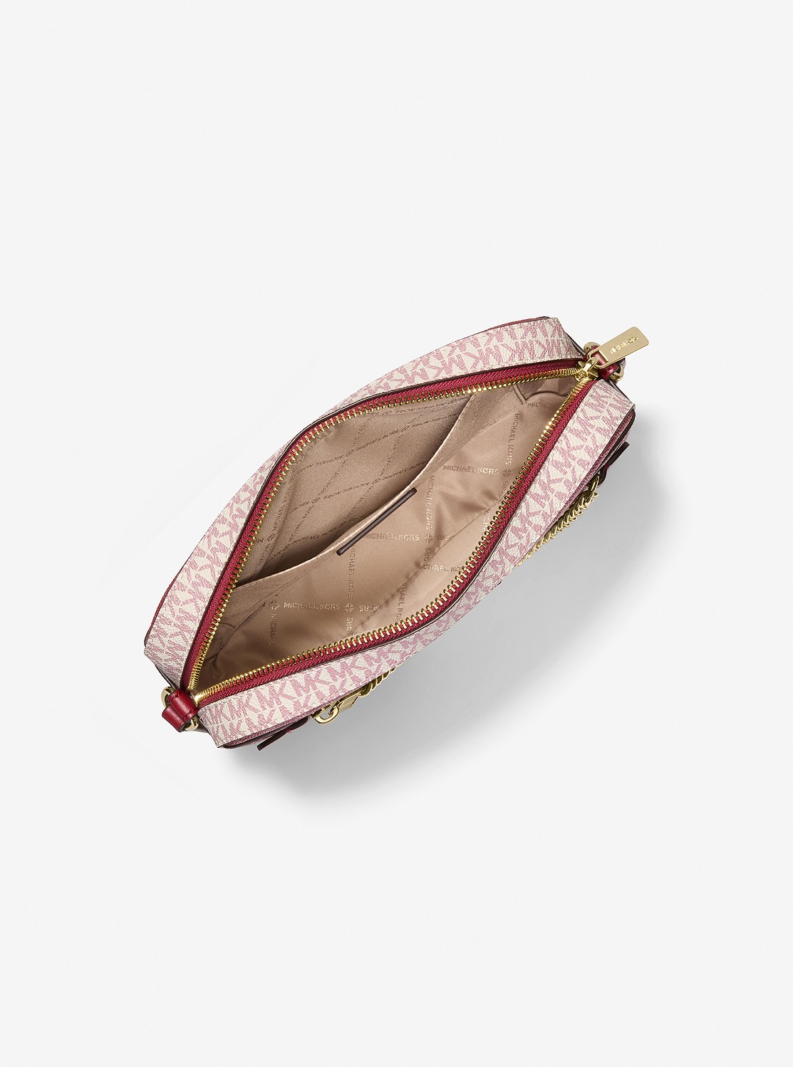 JET SET ITEM EW ジップ チェーン クロスボディ ラージ - MKシグネチャー