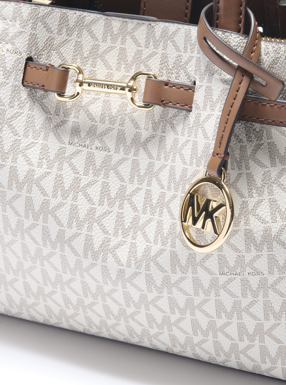 CARSON センタージップ サッチェル スモール - MKシグネチャー