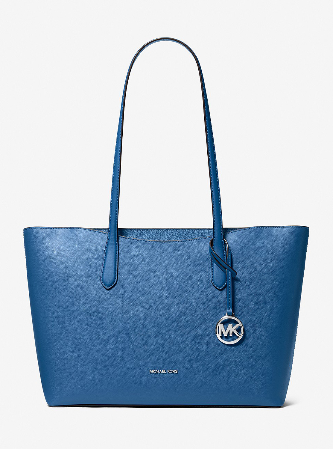 MICHEL KORS マイケルコース トートバッグ A4収納可能 肩掛け 青 公式アウトレット】ARDEN トップジップ トート ラージ - トートバッグ