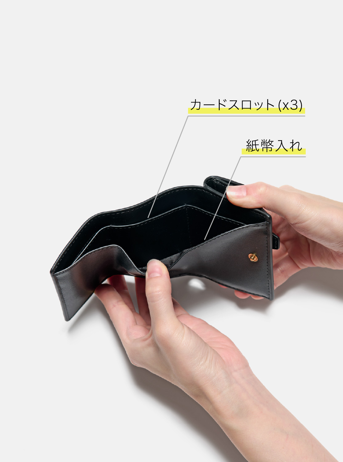 GREENWICH フラップ トライフォールド エクストラスモール