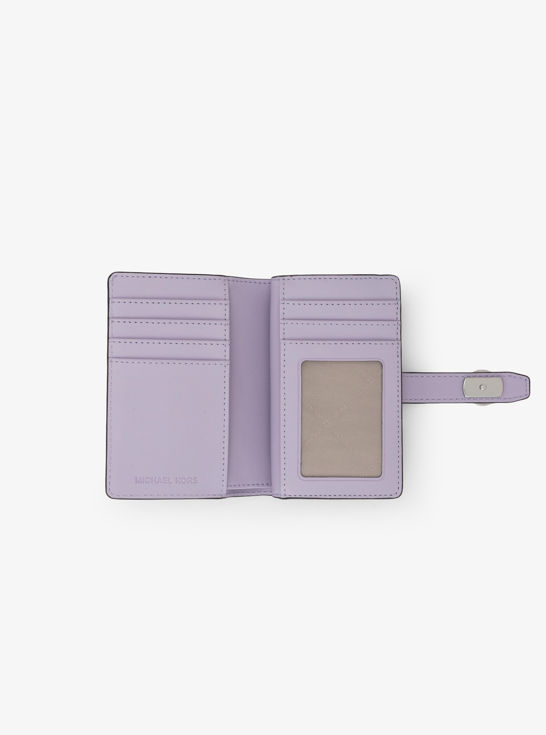 GREENWICH タブ ジップアラウンド ウォレット ミディアム - MKシグネチャー