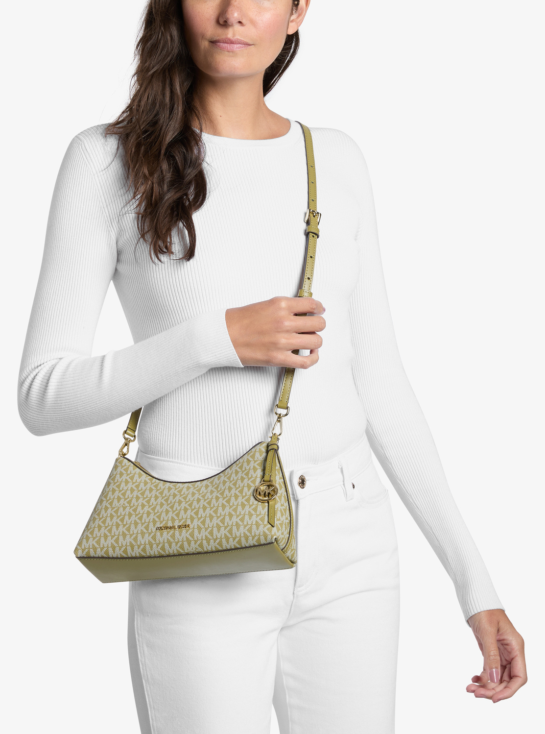 SAMMY(サミー) コンバーチブル クロスボディバッグ スモール - MKシグネチャー|マイケル・コース(MICHAEL KORS)公式オンラインアウトレットストア 4