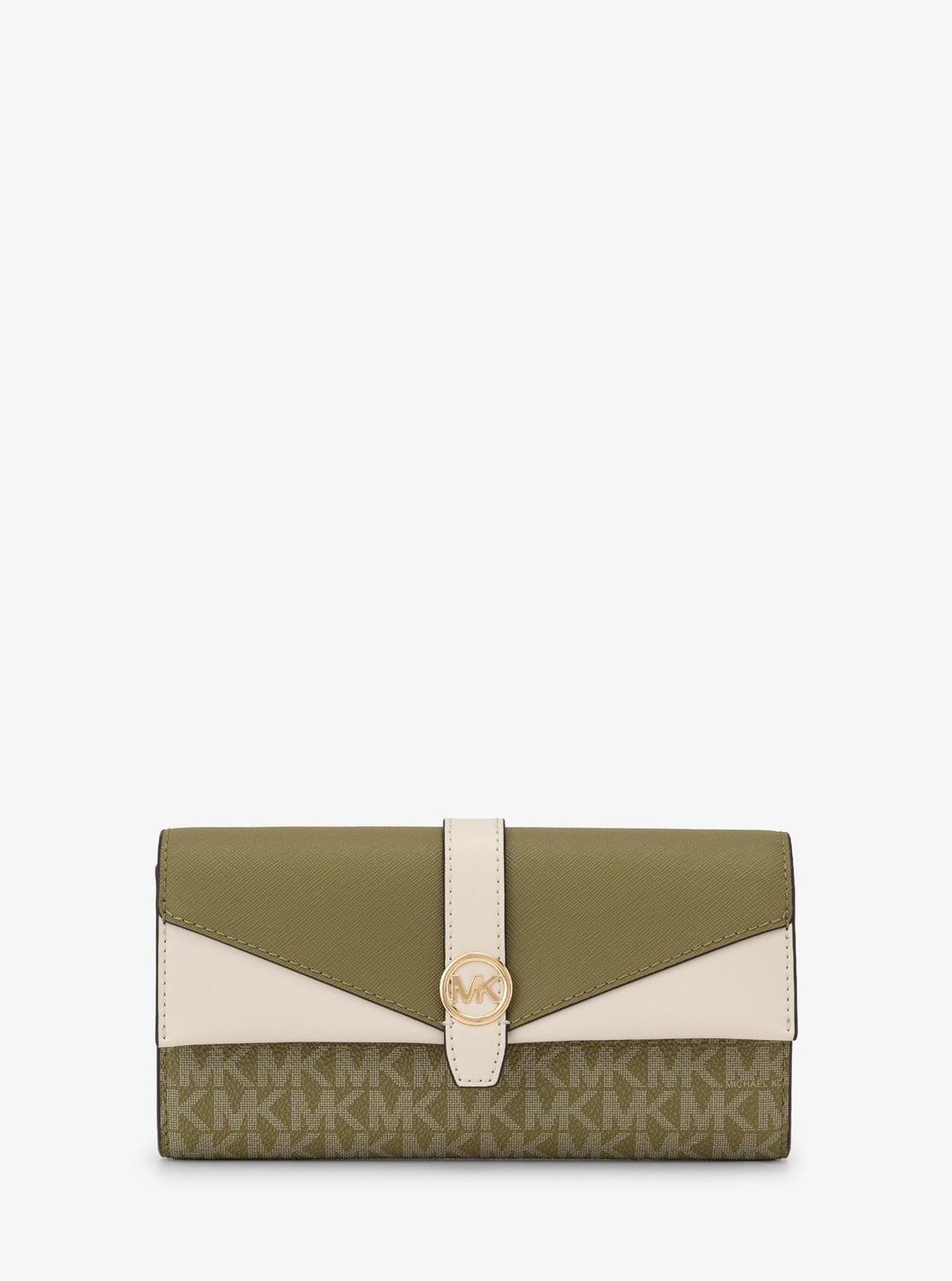 GREENWICH(グリニッチ) フラップ コンチネンタル ウォレット ラージ - MKシグネチャー|マイケル・コース(MICHAEL KORS)公式オンラインアウトレットストア