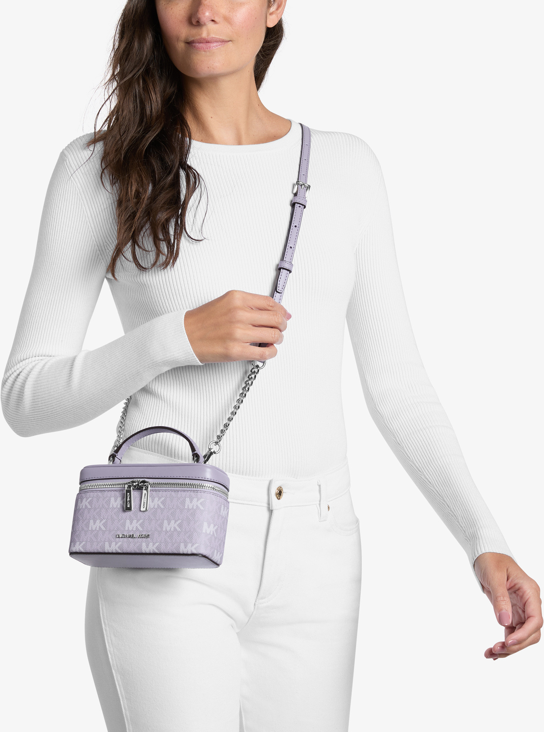 VIVI(ヴィヴィ) バニティ クロスボディ スモール - MKシグネチャー|マイケル・コース(MICHAEL KORS)公式オンラインアウトレットストア 4