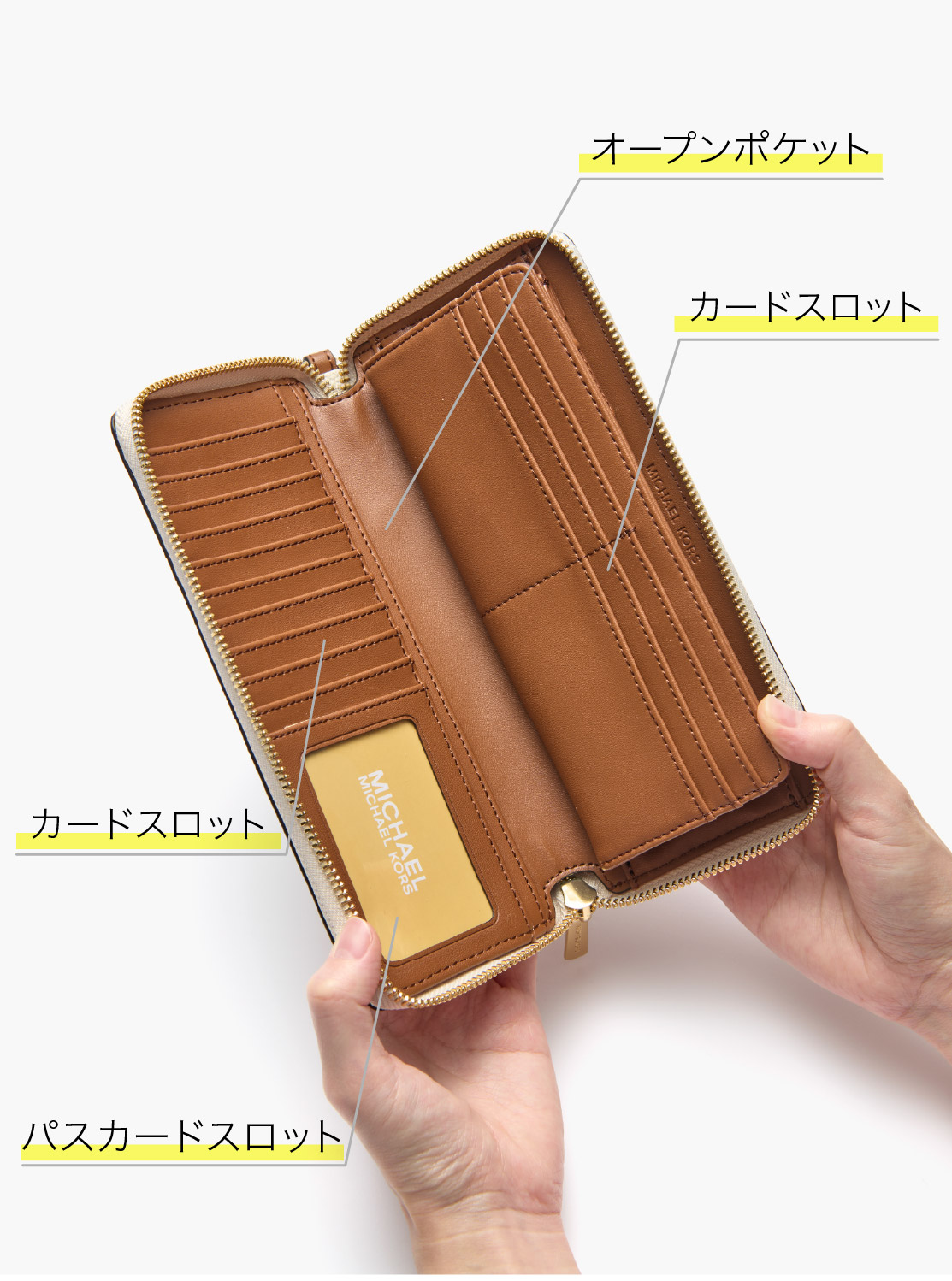 JET SET TRAVEL トラベル コンチネンタルウォレット ラージ - MKシグネチャー