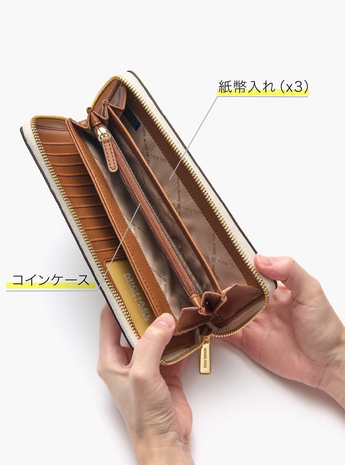 JET SET TRAVEL トラベル コンチネンタルウォレット ラージ - MKシグネチャー