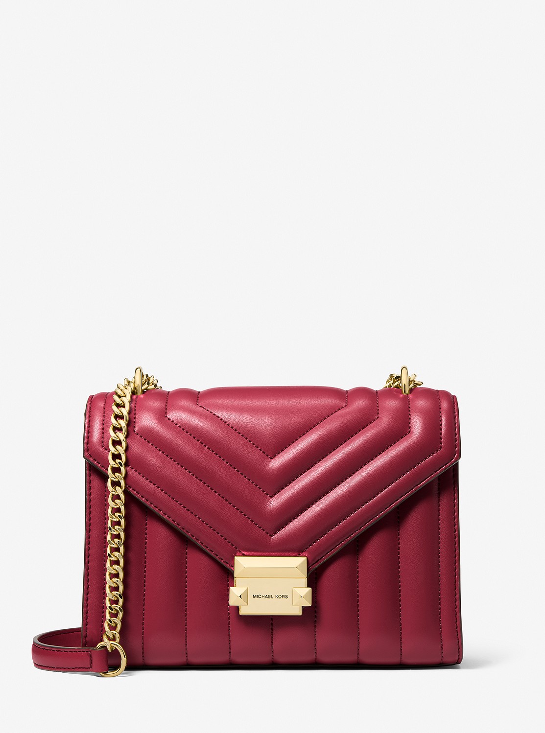 公式アウトレット】WHITNEY キルテッド フラップ チェーン