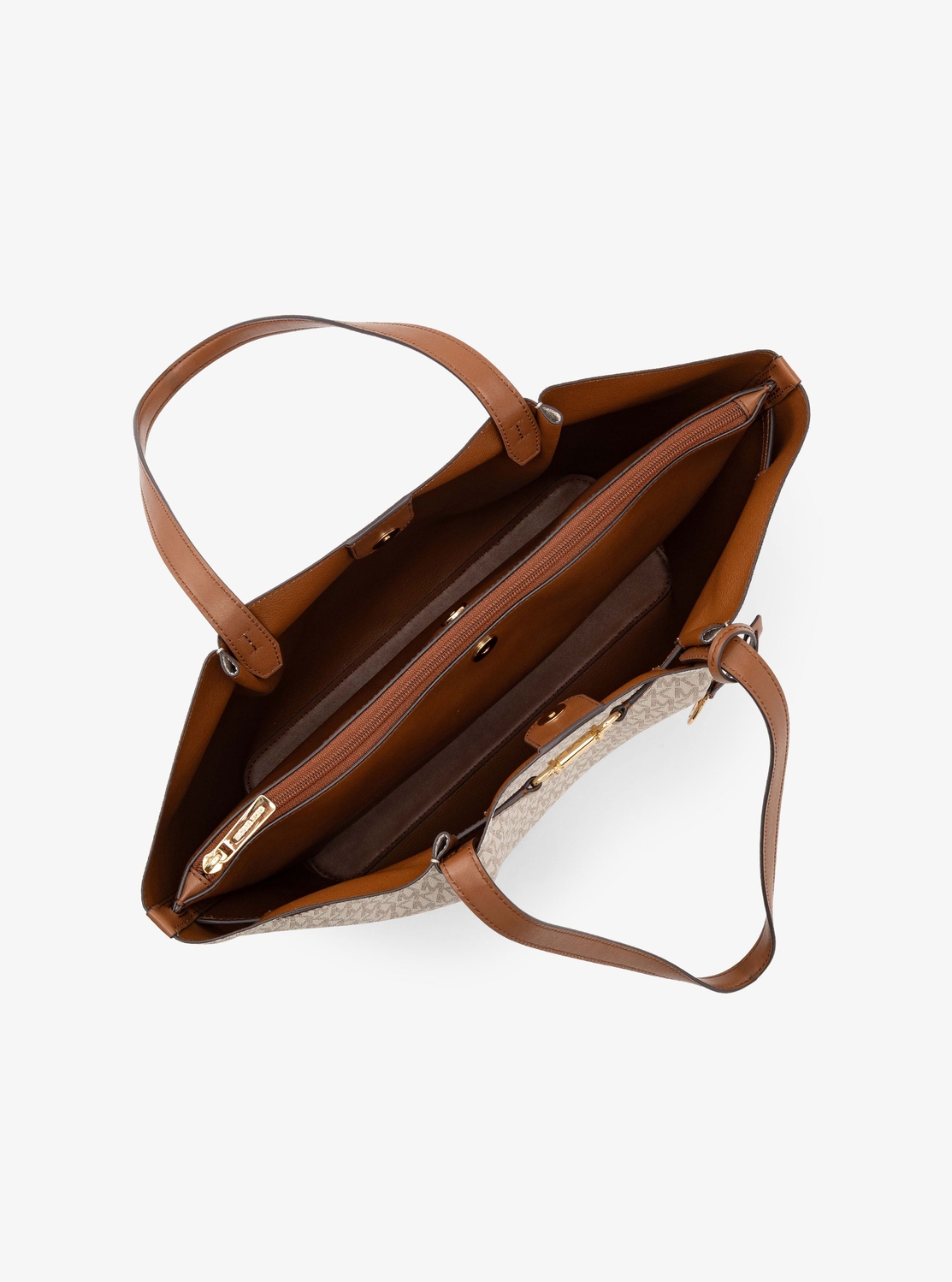 CARSON センタージップ EW トート ラージ - MKシグネチャー