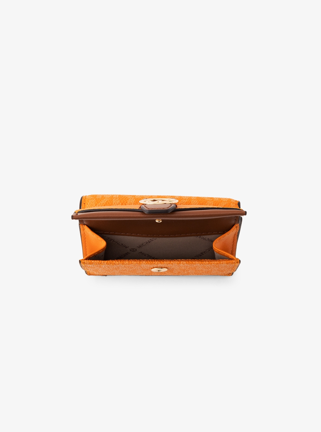 新品未使用 マイケルコース GREENWICHラスモール 財布 公式アウトレット】【日本限定】GREENWICH フラップ トライフォールド